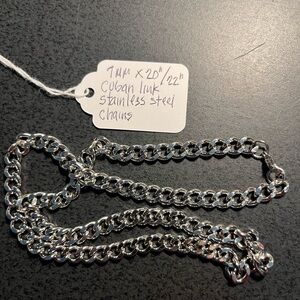Silver Cuban Link Chain for Kids